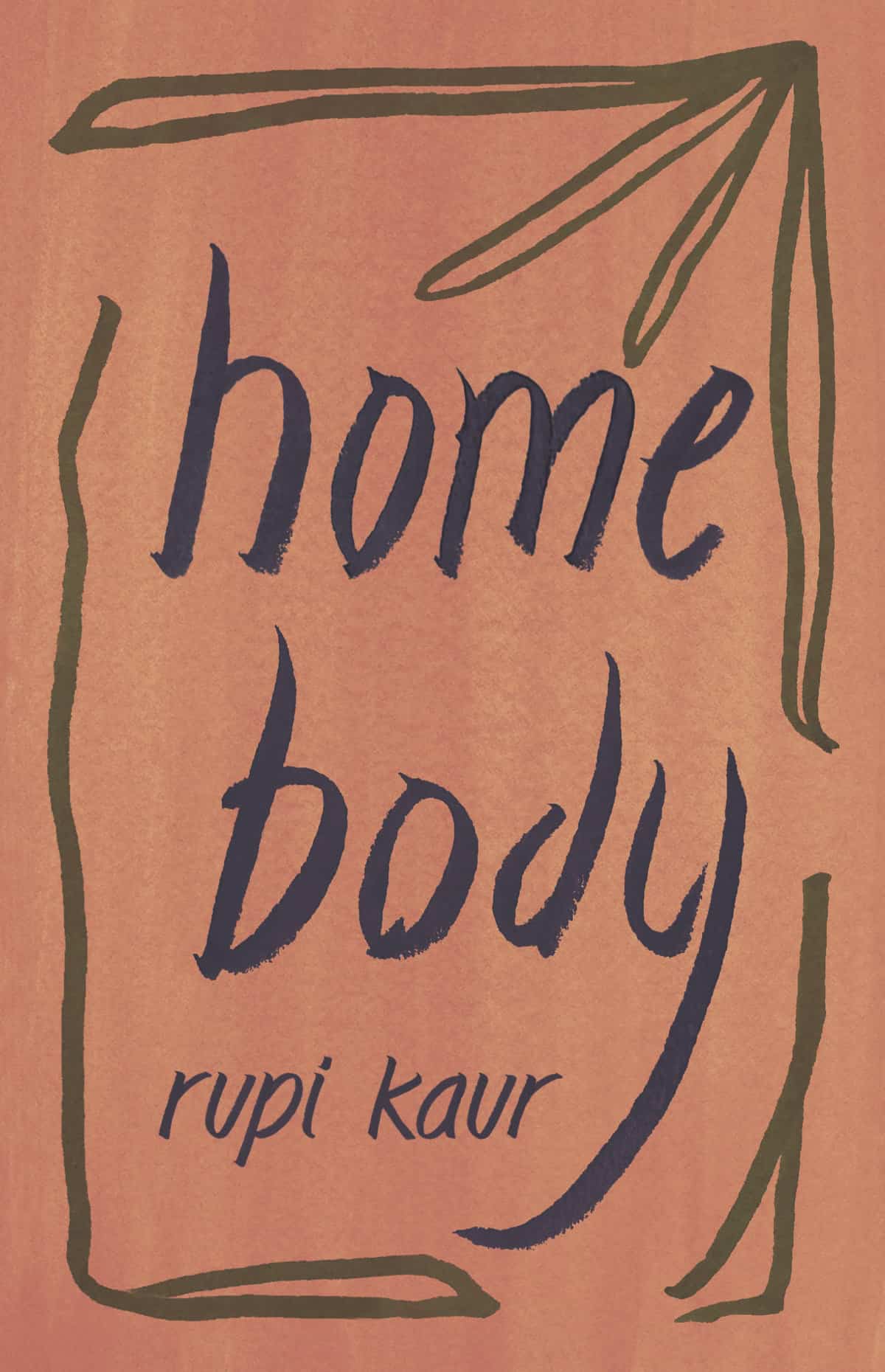 A poetry book cover for Home Body by Rupi Kaur.
